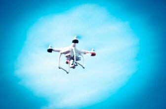 Stunning aerial view captured by a travel drone over a mountain landscape.